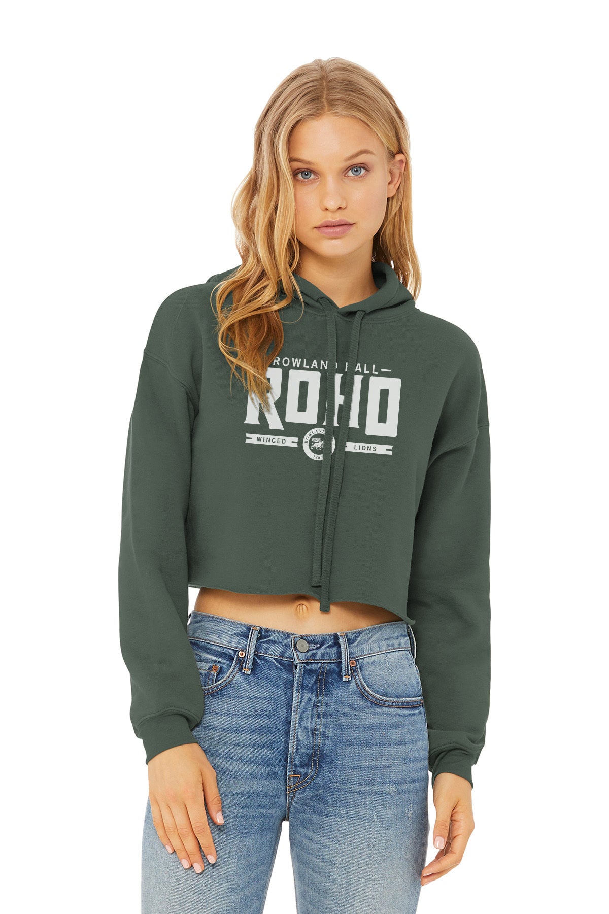 Bella Canvas Sponge Fleece Cropped Fitted Hoodie